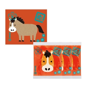 干支めんべい ２枚×３袋