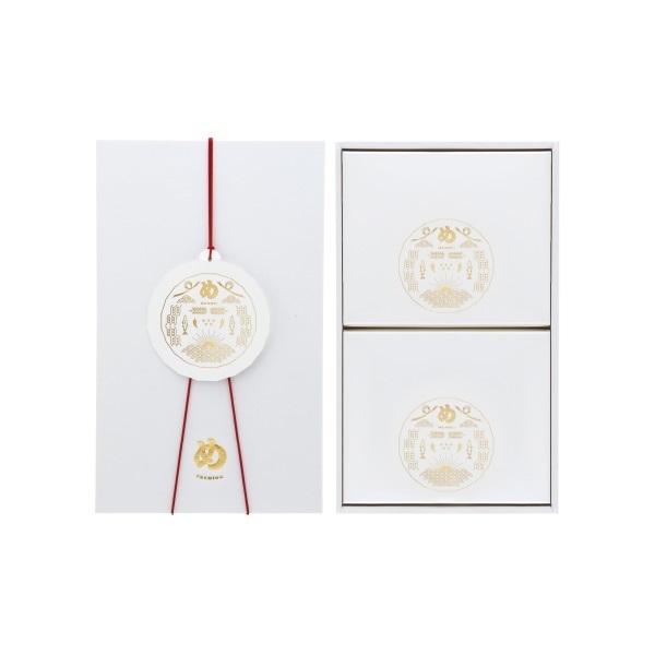 プレミアムめんべい うに・えびの２個セット