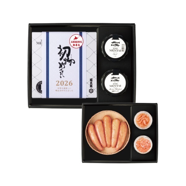 初物めんたい(北海道産無着色)240gとTHE MENTAI２個セット