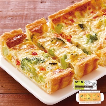 フリーカット 7種の野菜のキッシュ 300g