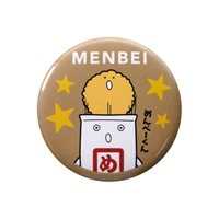 めんべいオリジナル缶マグネット(茶)