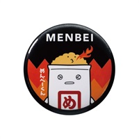 めんべいオリジナル缶マグネット(黒)